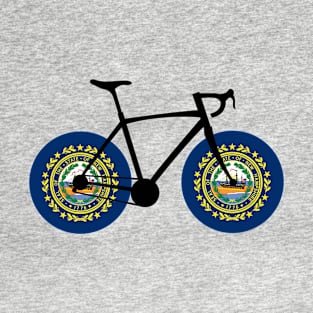 New Hampshire Flag Cycling T-Shirt